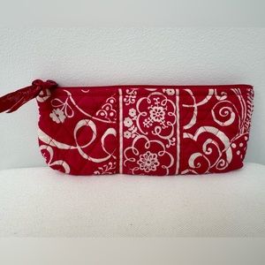 Vera Bradley Pencil‎ Pouch in Twirly Birds Pink